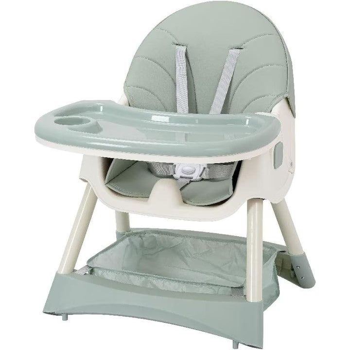 Scaun Multifuncțional 4 în 1– Design Modern și Portabil verde, Reglabil pe Înălțime și Înclinare, Ideal pentru Copii